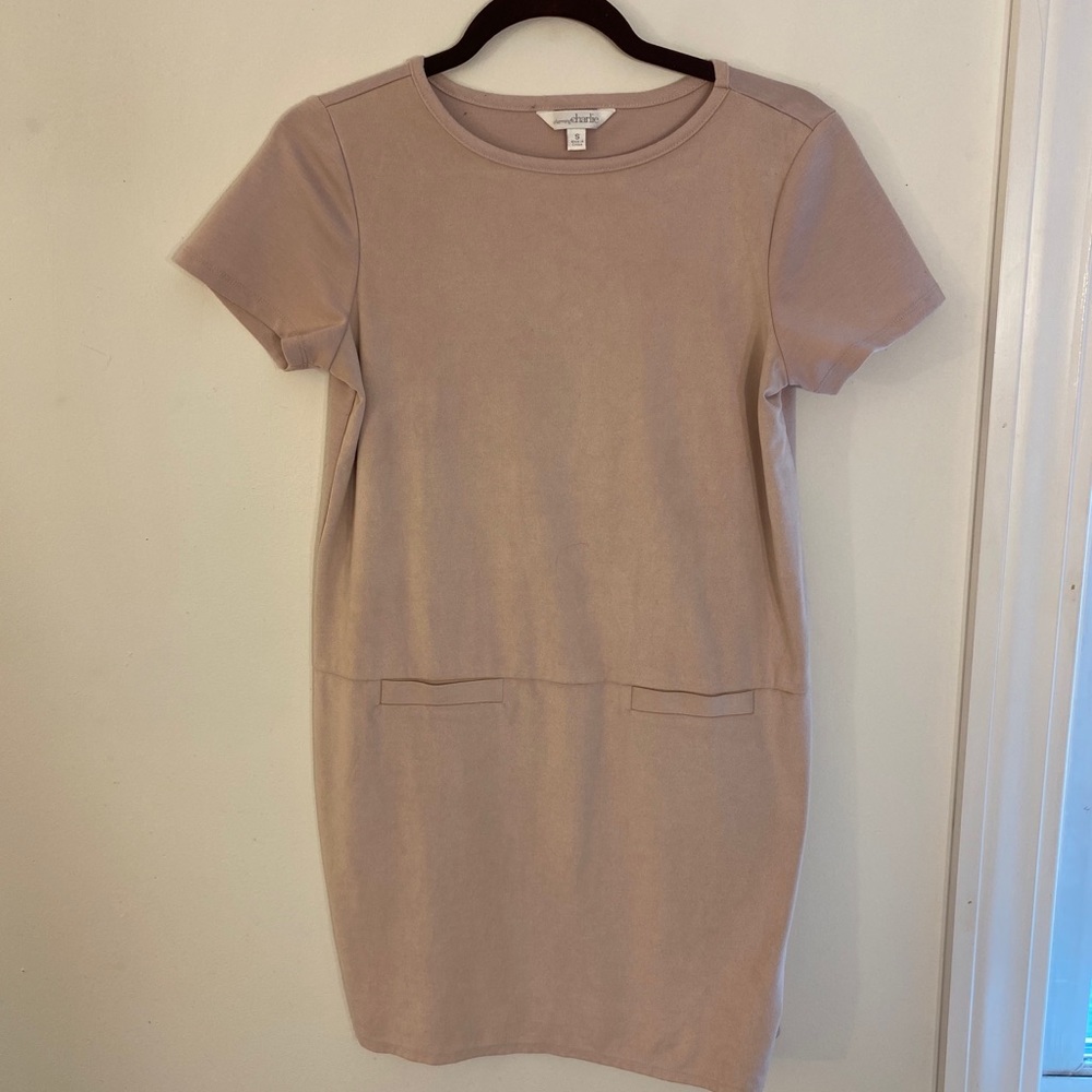 Charming Charlies Mauve Suede Dress